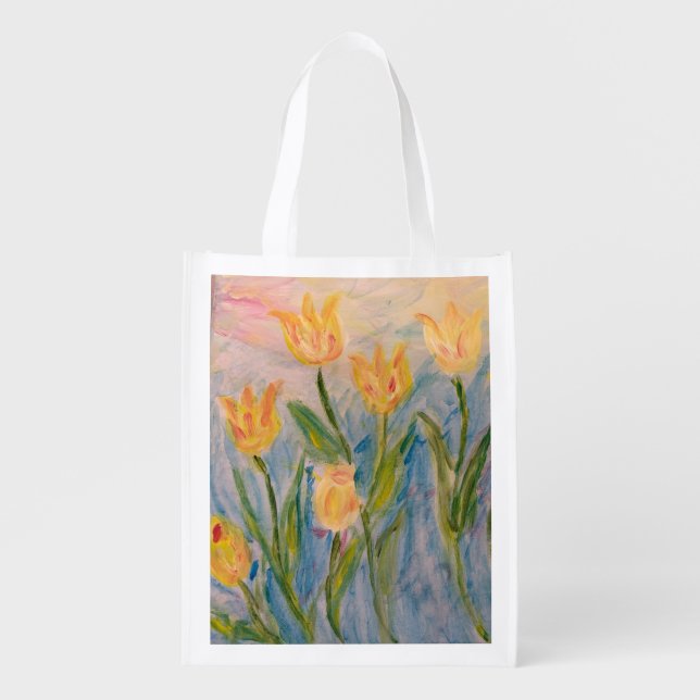 Tulips grocery bag (Front)