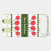 Tulips & Hearts iPhone 4 Case-Mate Case (Back (Horizontal))