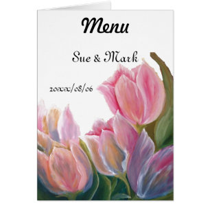 TULIPS IN A GARDEN CARDS