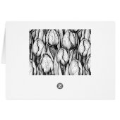 Tulips in black and white (Back Horizontal)