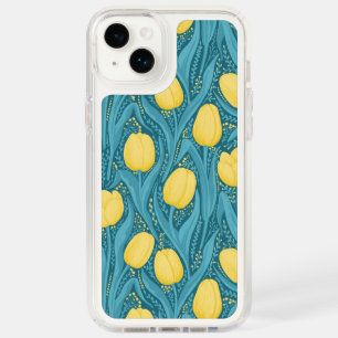 Tulips in blue and yellow speck iPhone 14 plus case