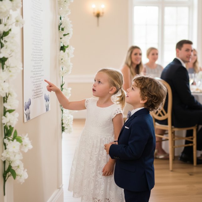 Tulips in Delft Blue customizable Poster (Creator Uploaded)