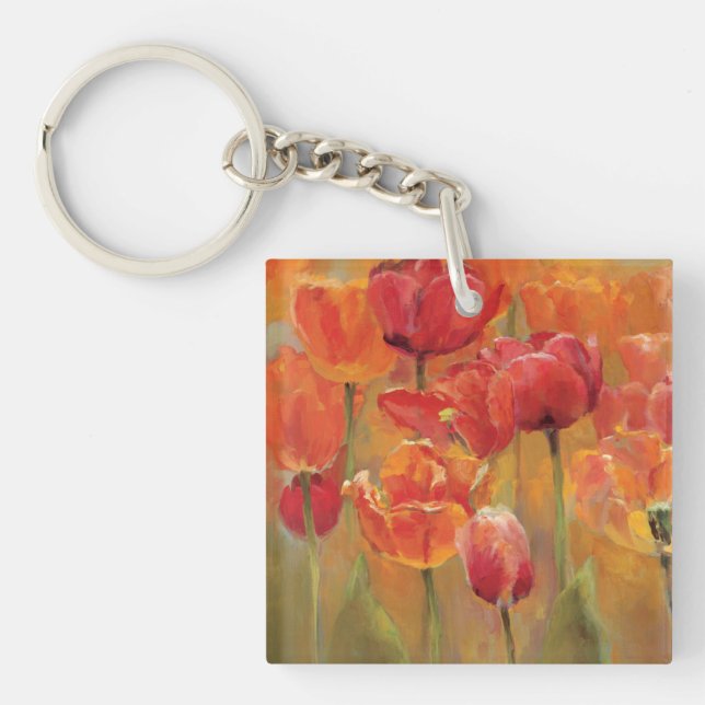 Tulips in the Midst Keychain (Front)
