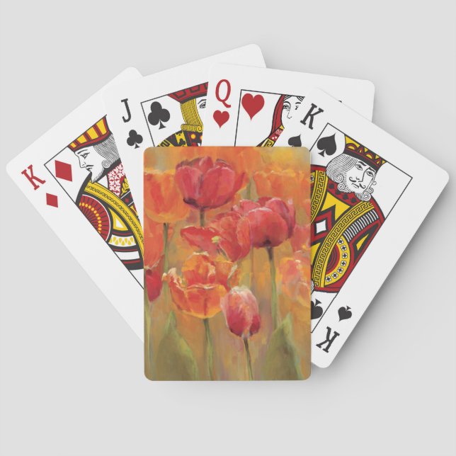 Tulips in the Midst Poker Cards (Back)