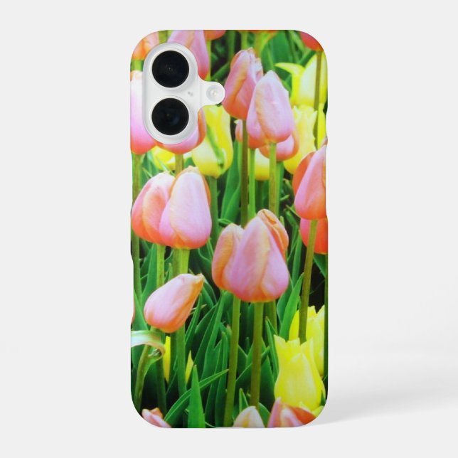 tulips iphone case (Back)