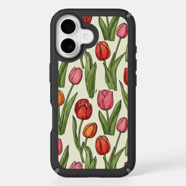 Tulips iPhone case (Front)
