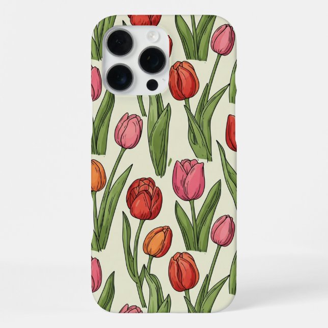 Tulips iPhone case (Back)