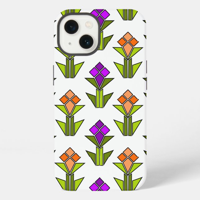 Tulips Iphone Case (Back)