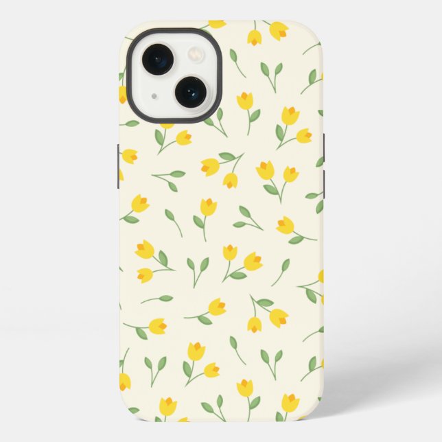 Tulips Iphone Case (Back)