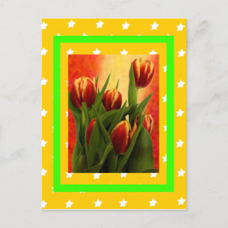 Tulips jGibney The MUSEUM Zazzle Gifts Postcard