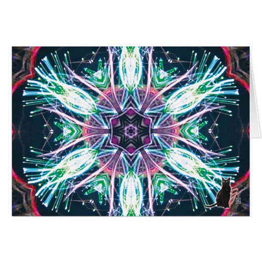 Tulips Kaleidoscope Cards (Front Horizontal)