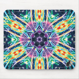 Tulips Kaleidoscope Mouse Pad
