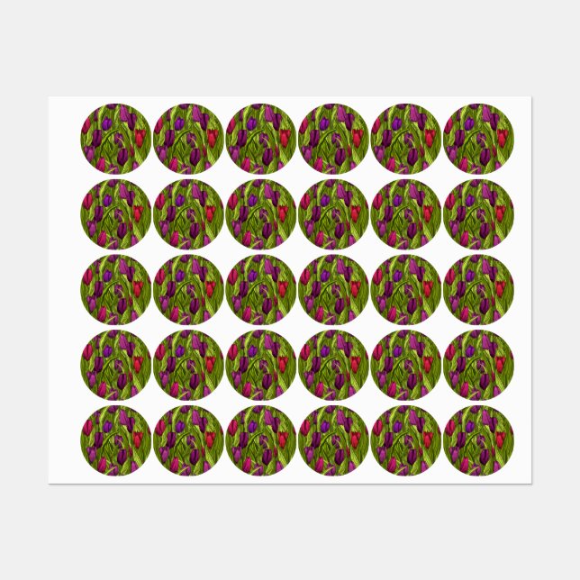 Tulips Labels (Sheet)
