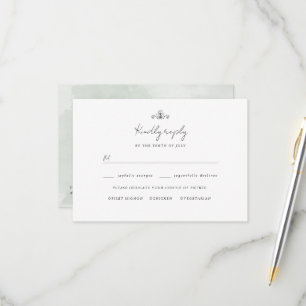 Tulips logotype wedding rsvp