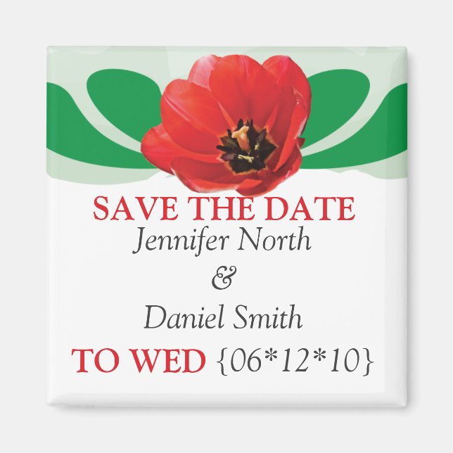 Tulips Magnet (Front)