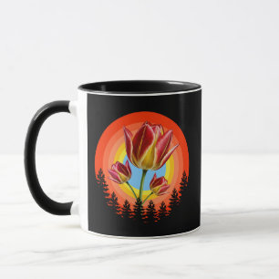 tulips nature botanical plant mug