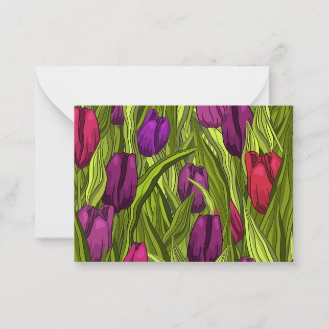 Tulips Note Card (Front)