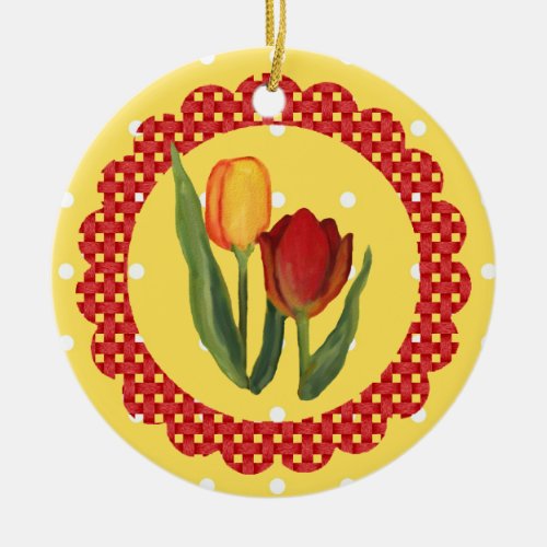 Tulips Ornament