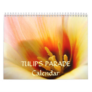 TULIPS PARADE Calendar Gifts Friends Tulip Flowers