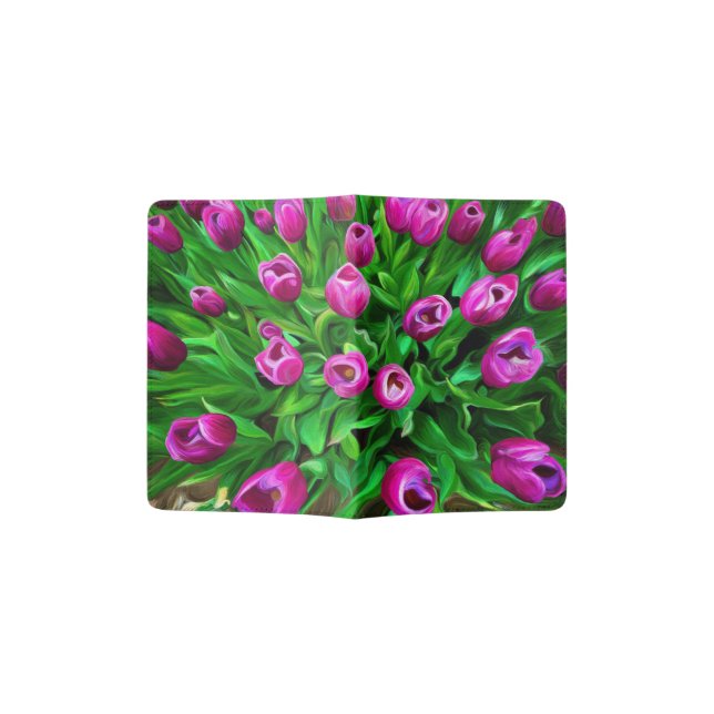 Tulips Passport Holder (Opened)