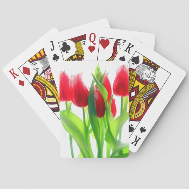 Tulips  poker cards (Back)