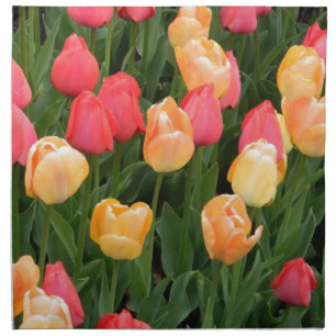 Tulips (Red & Gold) Napkins