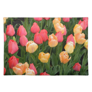 Tulips (Red & Gold) Placemat