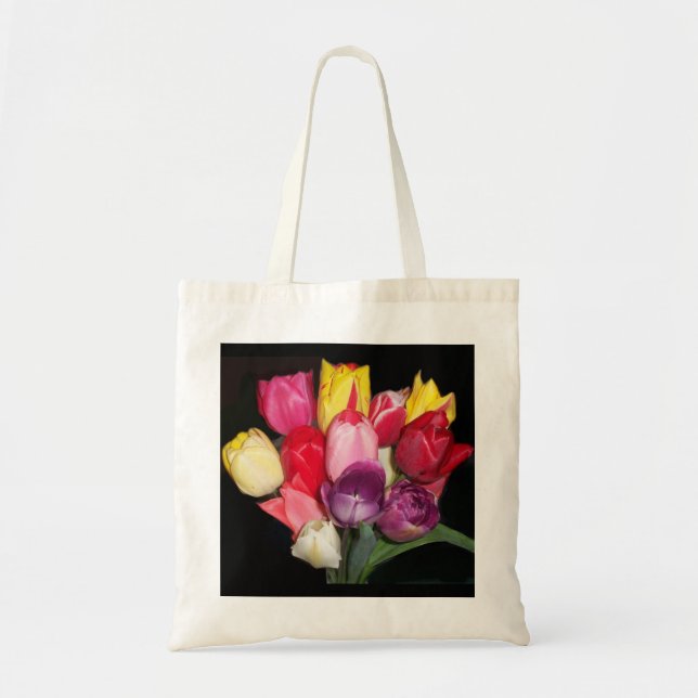 Tulips Says it All Tote Bag (Front)