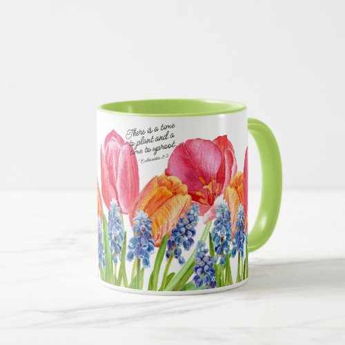 Tulips  Scripture Mug