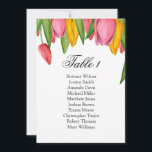 Tulips seating chart. Holland wedding table plan Invitation<br><div class="desc">You can change number of table,  names and create as many table cards as need. Put each of them in the cart separately ♥ You can change color or size of font: click on the button "Customize" ♥ Contact me,  please,  if you need additional items.</div>