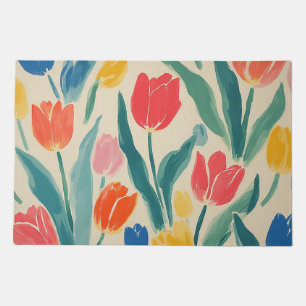 Tulips Spring Radiance Doormat