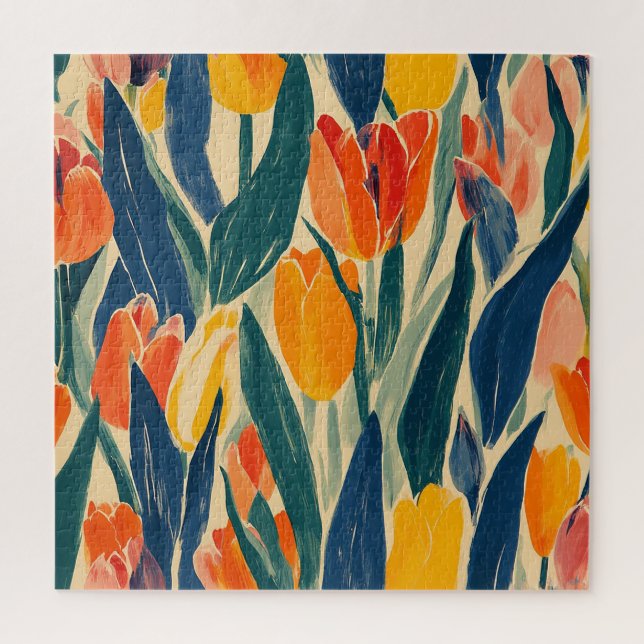Tulips Spring Radiance Jigsaw Puzzle (Vertical)