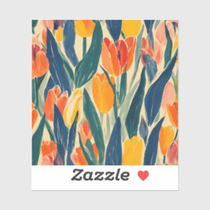 Tulips Spring Radiance Sticker