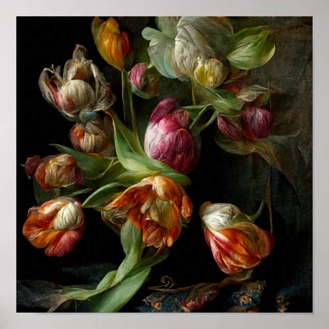 Tulips Still Life Poster (Front)