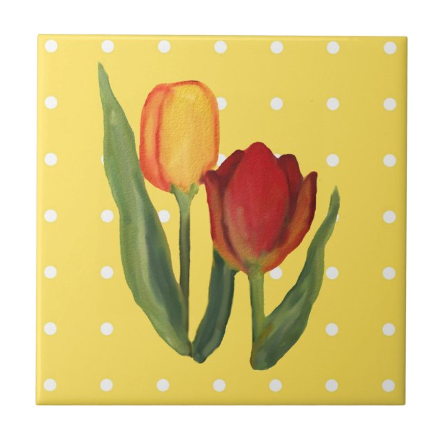 Tulips Tile (Front)