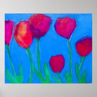 Tulips, Tulips, Tulips Poster