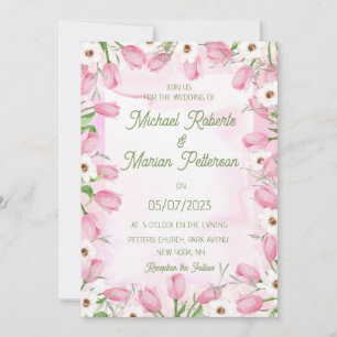 Tulips Wedding Invitation