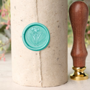 Tulips With Text Wax Seal Stamp
