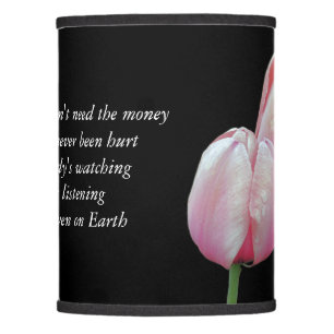 Tulips Work Love Dance Live Inspirational Quote Lamp Shade