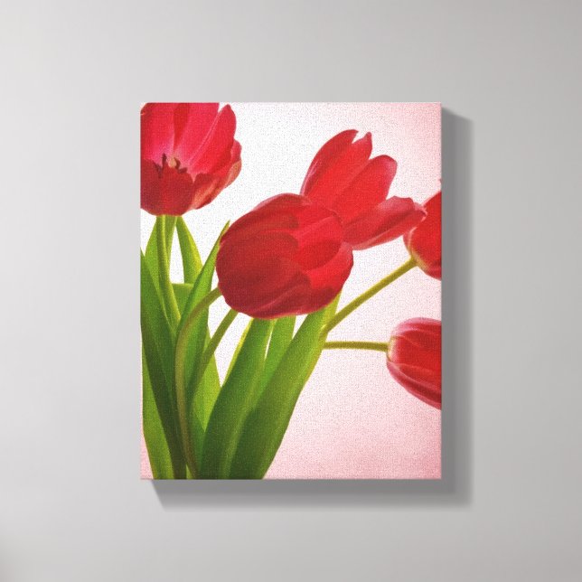 Tulips Wrapped Canvas Print (Front)