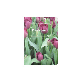 Tullips in Amsterdam Passport Holder