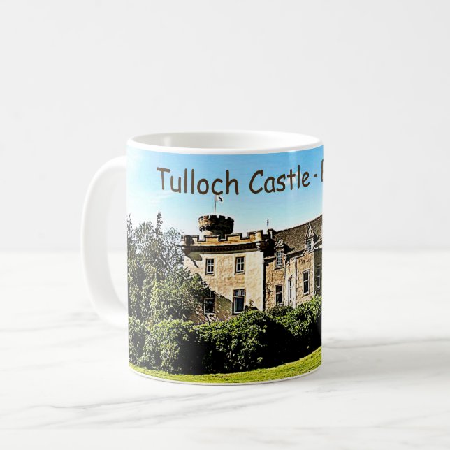 Tulloch Castle – Bain Clan Coffee Mug (Front Left)