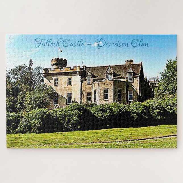 Tulloch Castle – Davidson Clan Jigsaw Puzzle (Horizontal)