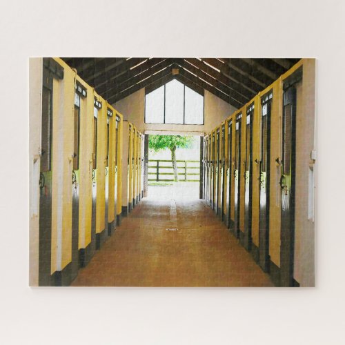 Tully Kildare Horse Stalls Jigsaw Puzzle