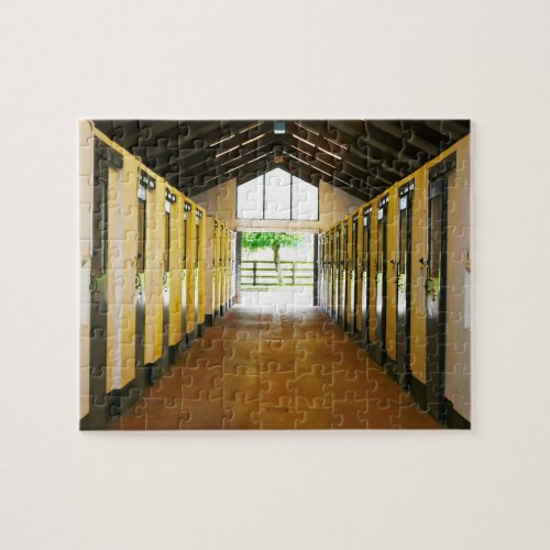 Tully Kildare Horse Stalls Jigsaw Puzzle