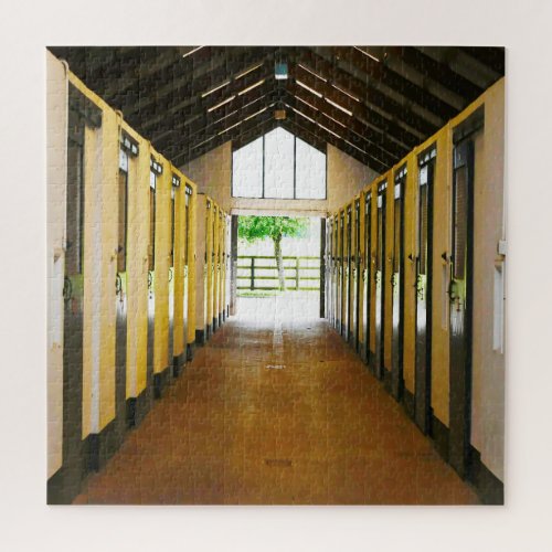 Tully Kildare Horse Stalls Jigsaw Puzzle