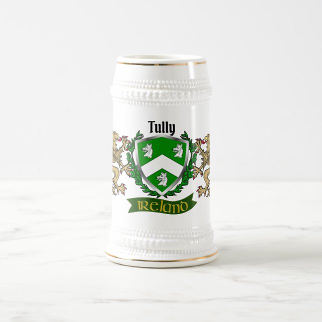 Tully/Macatilla Irish Shield Beer Stein (Center)