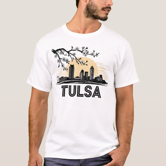 Tulsa City Oklahoma USA T-Shirt (Front)