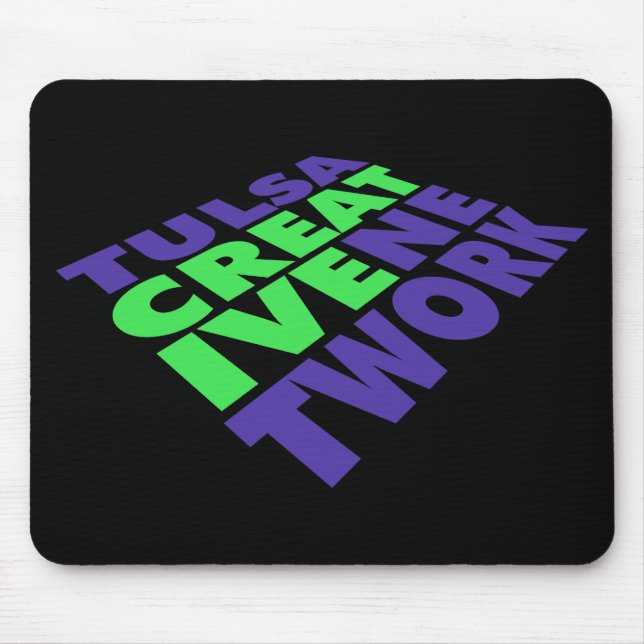 Tulsa Creative Network Mousepad (Front)