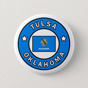 Tulsa Oklahoma Button